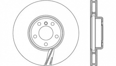 OPEN PARTS bdr274520 -  Тормозной диск